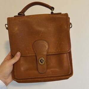 Vintage coach purse - station bag, brown